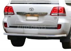 Toyota Land Cruiser 200 rear bumper protection фото 0