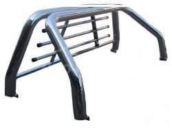 Roll bar for Nissan NP300 - type: with cab window protection фото 0