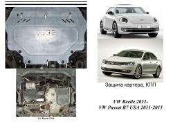 Захист двигуна Volkswagen Passat B7 2011-2014 модиф. V-1,8; 2,5і АКПП, збірка USA фото 0
