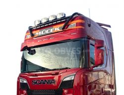 Тримач під фари Scania - тип: фарбований в чорний колір фото 0