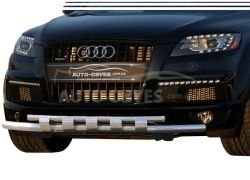 Защита бампера Audi Q7 - тип: модельная с пластинами фото 0