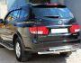 Ssangyong Kyron rear bumper protection - type: double фото 1