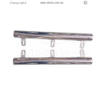 Pipes under the cab spoiler Scania euro 6 - type: 2 pcs photo 0