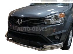 Front bumper protection Ssangyong Korando, Actyon 2014-2018 фото 0