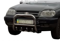 Защита переднего бампера Chevrolet Niva 2002-2009 фото 0