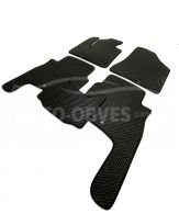 Floor mats Hyundai Santa Fe 2006-2010 black 5 pcs - type: Eva фото 0