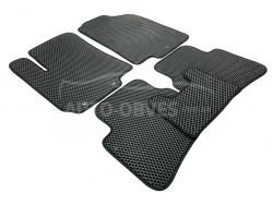 Floor mats Kia Rio 2011-2016 black 5 pcs - type: Eva фото 0