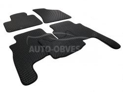 Floor mats Hyundai Santa Fe 2010-2012 black 5 pcs - type: Eva фото 0