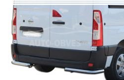 Захист заднього бампера Nissan NV400, Opel Movano, Renault Master - тип: кути одинарні фото 0