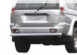 Mitsubishi Pajero Sport I rear bumper protection - type: single pipe фото 0