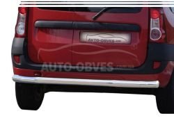 Rear bumper protection Logan MCV 2005-2012 - type: single pipe фото 0