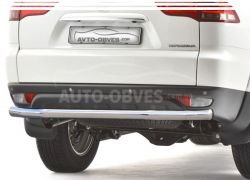 Mitsubishi Pajero Sport rear bumper protection - type: single pipe фото 0