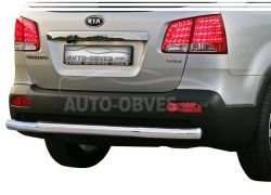 Kia Sorento rear bumper protection - type: single pipe фото 0