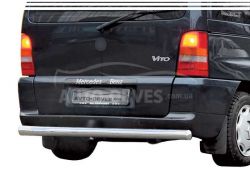 Mercedes Vito rear bumper protection - type: single pipe фото 0