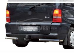 Mercedes Vito rear bumper protection - type: single corners фото 0