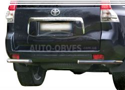 Toyota Prado 150 rear bumper protection - type: single corners фото 0