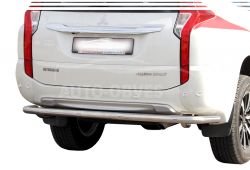 Rear bumper protection Mitsubishi Pajero Sport 2016-2019 - type: Ø60 mm фото 0