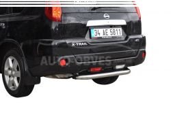 Nissan X-Trail rear bumper protection - type: U-shaped фото 0