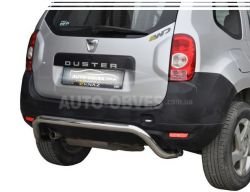 Renault Duster rear bumper protection - type: U-shaped фото 0