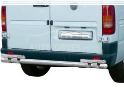 Bumper protection Volkswagen LT - type: on plates, without parking sensors фото 0