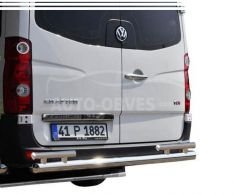 Mercedes Sprinter rear bumper protection - type: on struts, without parking sensors фото 0