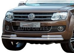 Front arch Volkswagen Amarok 2011-2015 - type: with additional pipes фото 0