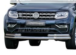 Передняя дуга Volkswagen Amarok 2016-2020 - тип: з доп трубками фото 0
