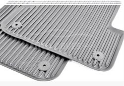 Floor mats original Audi A8 Long 2010-2016 - type: rear 2pcs, gray фото 0