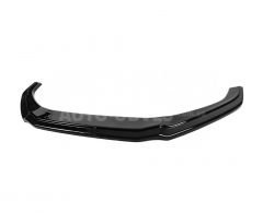 Передня накладка Audi A4 B9 2015-2019 - type: v1 lip чорний глянець фото 0