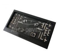 America license plate frame 1 piece black (without a logo or according to any of your logo) фото 0