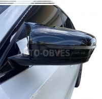 Накладки на зеркала BMW 4 серія G22, G23, G26 - тип: 2 шт tr style з кліпсами фото 0