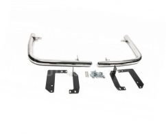 Rear bumper protection Mercedes Sprinter, VW Crafter - type: single corners for footrest фото 0