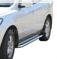 Боковые площадки Hyundai Santa Fe 2006-2010 Ø:42|51|60мм фото 0