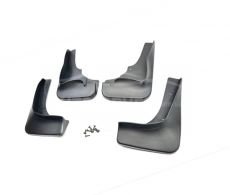 Mudguards Mitsubishi Outlander XL 2007-2012 - type: set of 4 pieces, wide sill фото 0