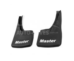 Mudguards Renault Master 2004-2010 - type: with recess 2 pieces of rubber фото 0