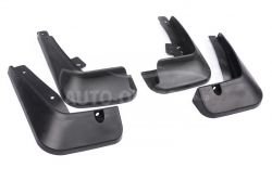 Mud flaps model Chevrolet Aveo T300 2012-2016 - type: set 4 pieces фото 0