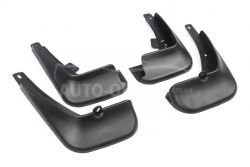 Mud flaps model Hyundai Accent Solaris 2011-2016 - type: set 4 pieces фото 0