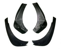 Mud flaps model Nissan Qashqai 2010-2014 -type: set 4pcs фото 0