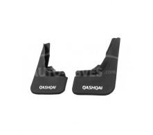Mudguards Nissan Qashqai 2014-2017 - type: rubber, rear, medium quality, without fasteners фото 0