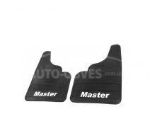 Mudguards Renault Master 2010-... -type: 2pcs, without fasteners, straight фото 0