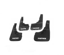 Mud flaps Peugeot Partner, -type: set of 4 pcs, without fasteners фото 0