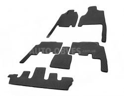 Floor mats Chrysler Voyager 2001-2007 - type: 3 rows eva фото 0