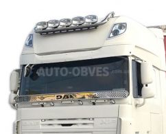 Holder for headlights on the roof DAF XF euro 5 super space cap, service: installation of diodes, on order 5 days фото 0