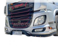 Front bumper protection for DAF XF euro 6 - color: black фото 0