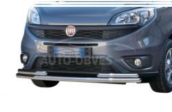 Front roll bar Fiat Doblo 2015-… - type: with additional tubes фото 0