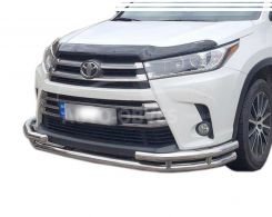 Защита переднего бампера Toyota Highlander фото 0
