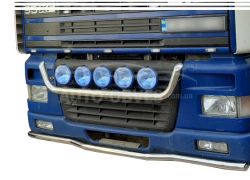 Holder for headlights in the grille DAF XF euro 3 - with access to the hook service: installation of diodes фото 0