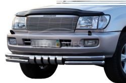 Front bumper protection Toyota LC 100 1998-2006 фото 0