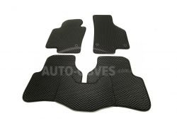 Floor mats Volkswagen Passat B7 black 5 pcs - type: Eva фото 0