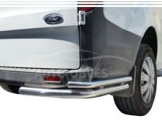 Защита заднего бампера Ford Custom - тип: двойные углы фото 0